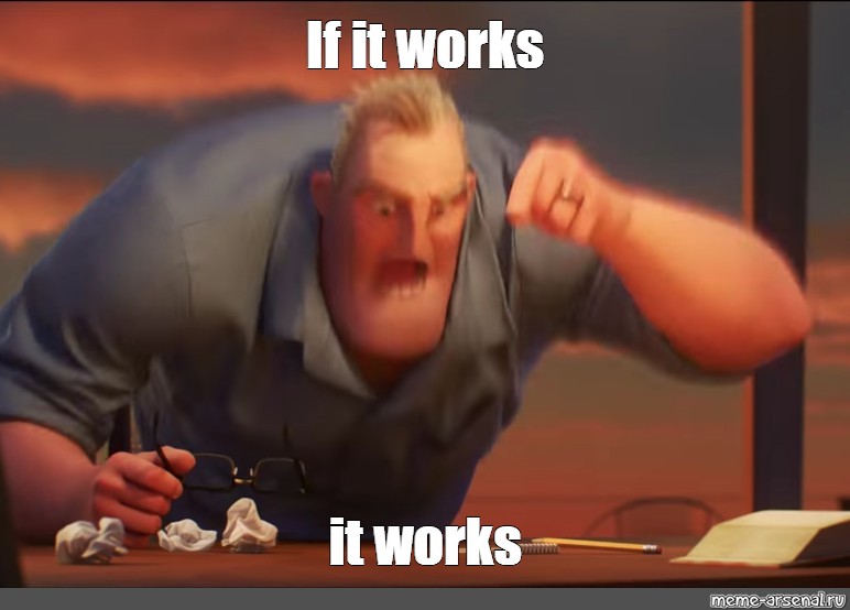 it works
