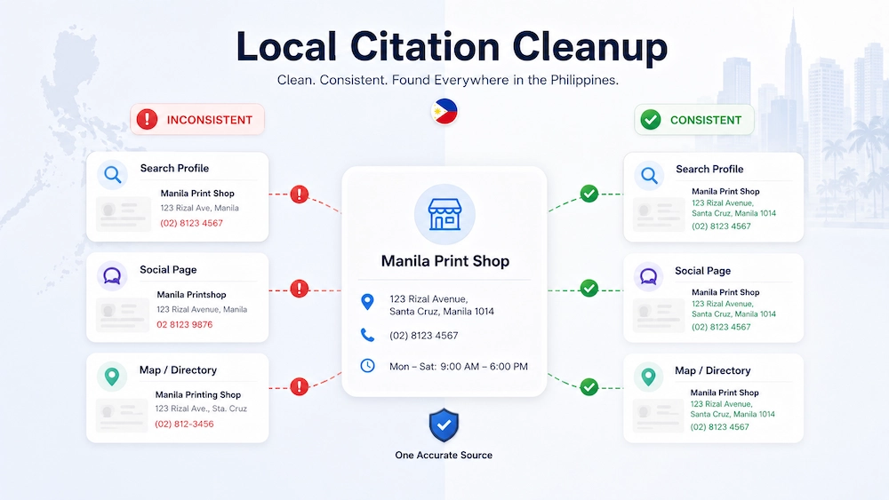 Business listing details being cleaned up across local platforms